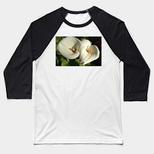 Perfectly Pure and Majestic Easter Calla Lily Baseball T-Shirt